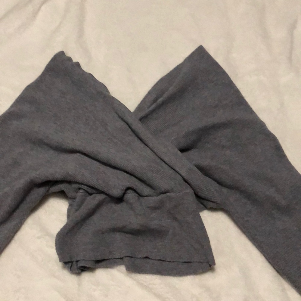 Grey off the shoulder sweater